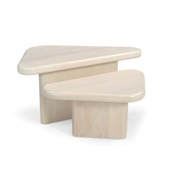 Mesa de Centro Home ESPRIT Madera de mango 98 x 50 x 47 cm 85 x 60 x 4