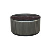Mesa de Centro Home ESPRIT Plateado Latón Mármol 98 x 98 x 48 cm
