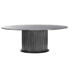Mesa de Comedor Home ESPRIT Latón Mármol 200 x 110 x 76 cm