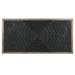 Cabecero de Cama Home ESPRIT Marrón Negro Madera de mango 160 x 5 x 8