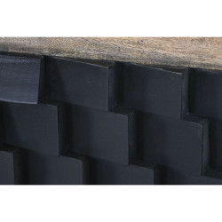 Cabecero de Cama Home ESPRIT Marrón Negro Madera de mango 160 x 5 x 8