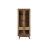 Vitrina Home ESPRIT Cristal Teca 80 x 45 x 190 cm