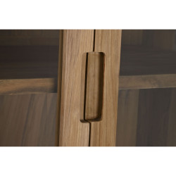 Vitrina Home ESPRIT Cristal Teca 80 x 45 x 190 cm