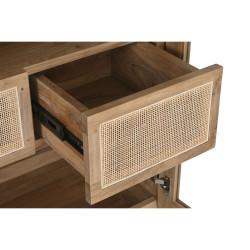 Vitrina Home ESPRIT Cristal Teca 80 x 45 x 190 cm