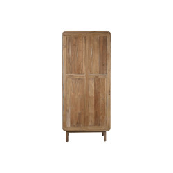 Vitrina Home ESPRIT Cristal Teca 80 x 45 x 190 cm