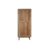 Vitrina Home ESPRIT Cristal Teca 80 x 45 x 190 cm