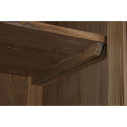 Vitrina Home ESPRIT Cristal Teca 80 x 45 x 190 cm