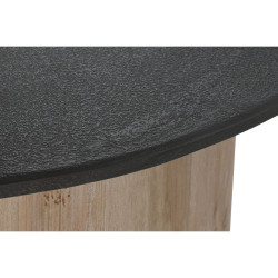 Mesa de Centro Home ESPRIT Natural Marrón oscuro Abeto 90 x 90 x 40 c