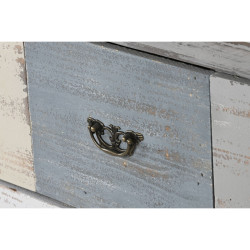 Cajonera Home ESPRIT Gris Multicolor Cottage 100 x 40 x 80 cm