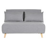 Sofá Cama Home ESPRIT Natural Gris claro 120 x 91 x 78 cm