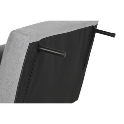 Sofá Cama Home ESPRIT Natural Gris claro 120 x 91 x 78 cm