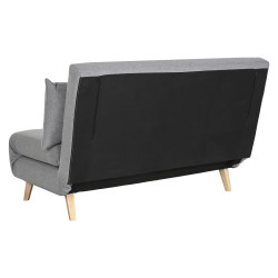Sofá Cama Home ESPRIT Natural Gris claro 120 x 91 x 78 cm