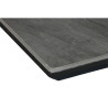 Mesa de Comedor Home ESPRIT Negro Gris Metal Cerámica 160 x 90 x 76 c