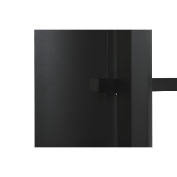 Mesa de Comedor Home ESPRIT Negro Verde Metal Cristal Templado 200 x 1