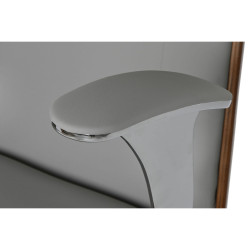 Silla de Oficina con Cabecero Home ESPRIT Beige Marfil