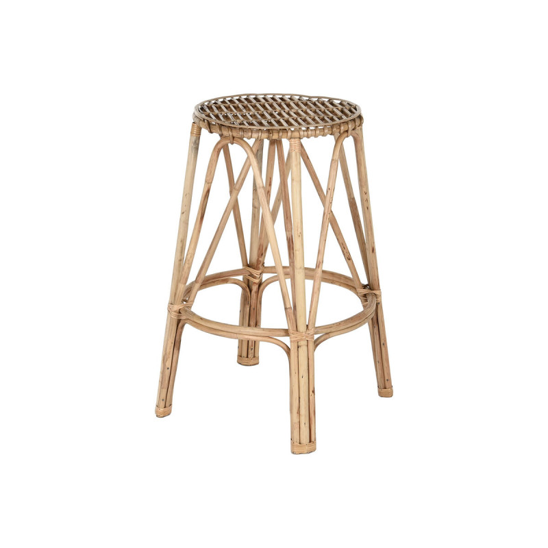 Taburete Home ESPRIT Natural Mimbre 50 X 50 X 86 cm Taburete Home ESPRIT Natural Mimbre 50 X 50 X 86 cm