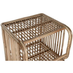 Mesita de Noche Home ESPRIT Natural 42 X 38 X 72,5 cm