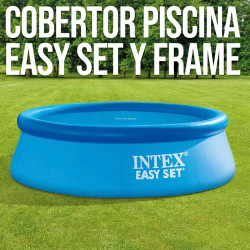 Cubrepiscinas Intex 29021 EASY SET/METAL FRAME Azul Ø 305 cm 290 x 29