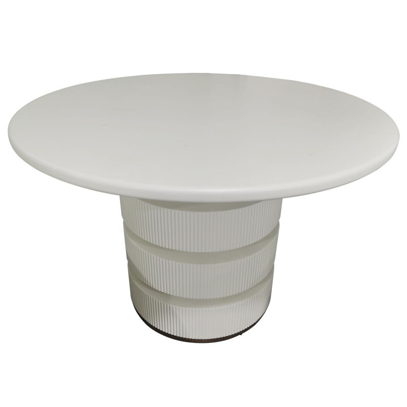 Mesa de Comedor Home ESPRIT Blanco Madera de abeto Madera MDF 120 X 12 Mesa de Comedor Home ESPRIT Blanco Madera de abeto Madera MDF 120 X 12