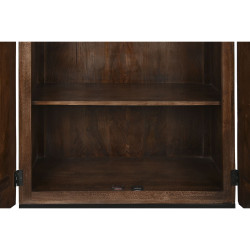 Armario Home ESPRIT Natural Madera Reciclada 45 x 90 x 180 cm
