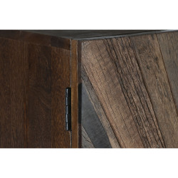 Armario Home ESPRIT Natural Madera Reciclada 45 x 90 x 180 cm