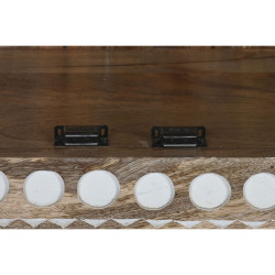 Aparador Home ESPRIT Blanco Natural Madera de mango 165 x 40 x 90 cm
