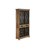 Vitrina Home ESPRIT Negro Natural Hierro Madera de mango 100 X 40 X 20