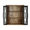 Vitrina Home ESPRIT Negro Natural Hierro Madera de mango 100 X 40 X 20