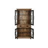 Vitrina Home ESPRIT Negro Natural Hierro Madera de mango 100 X 40 X 20