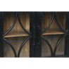 Vitrina Home ESPRIT Negro Natural Hierro Madera de mango 100 X 40 X 20