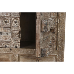 Armario Home ESPRIT Natural madera de teca 122 X 51 X 216 cm
