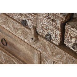 Armario Home ESPRIT Natural madera de teca 122 X 51 X 216 cm