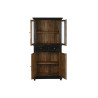 Vitrina Home ESPRIT Natural Madera de mango 85 x 40 x 180 cm