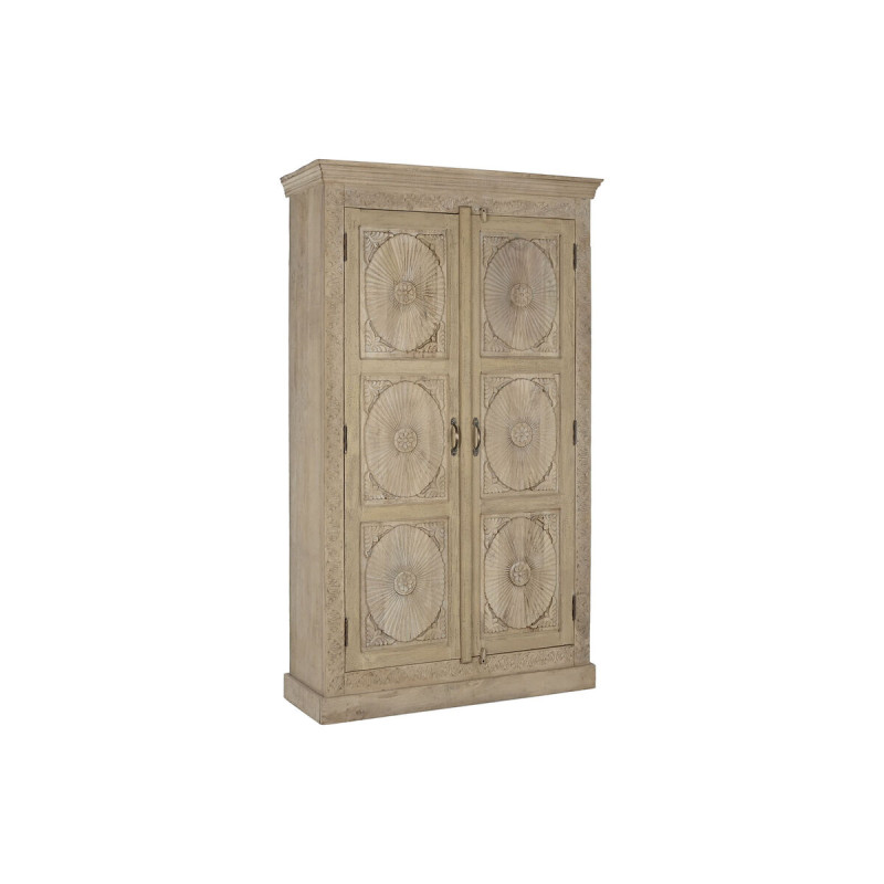 Armario Home ESPRIT Natural Madera de mango 125 x 43 x 214 cm