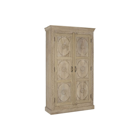 Armario Home ESPRIT Natural Madera de mango 125 x 43 x 214 cm