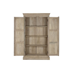 Armario Home ESPRIT Natural Madera de mango 125 x 43 x 214 cm