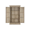 Armario Home ESPRIT Natural Madera de mango 125 x 43 x 214 cm
