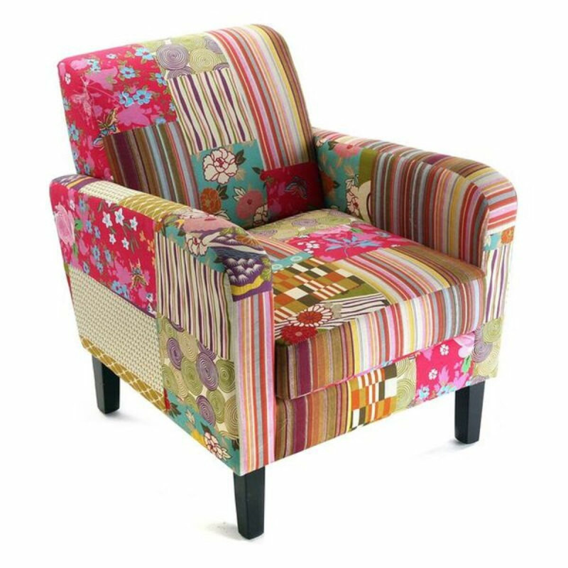 Sillón Versa Patchwork Algodón (77 x 71 x 65 cm) Sillón Versa Patchwork Algodón (77 x 71 x 65 cm)
