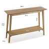 Recibidor Versa Agnes Madera 30 x 72 x 100 cm
