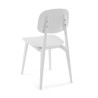 Silla Versa Blanco 39,5 x 80 x 41,5 cm (4 Unidades)