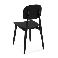 Silla Versa Negro 39,5 x 80 x 41,5 cm (4 Unidades)