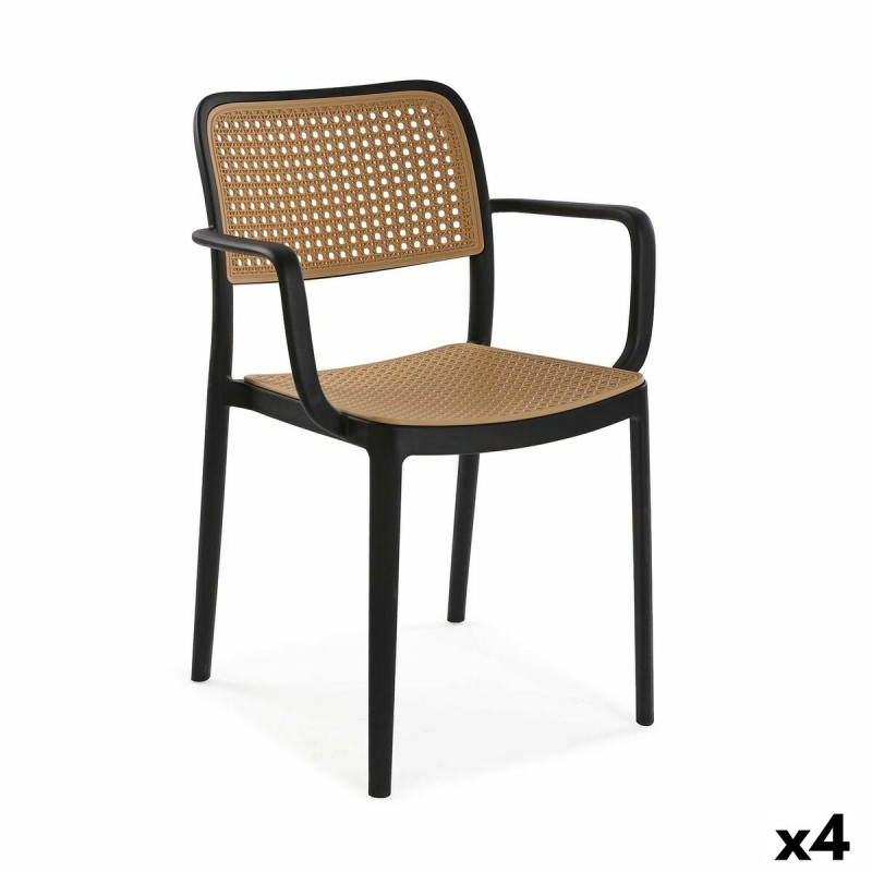 Silla Versa Venus Negro 58 x 81,5 x 55 cm (4 Unidades) Silla Versa Venus Negro 58 x 81,5 x 55 cm (4 Unidades)