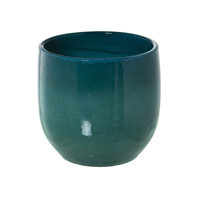 Set de Maceteros Alexandra House Living Azul Cerámica 3 Piezas Set de Maceteros Alexandra House Living Azul Cerámica 3 Piezas