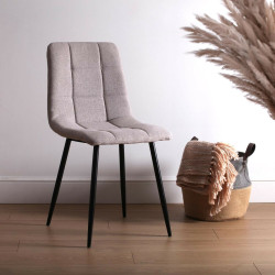 Silla Versa Cherner Beige 53 x 87 x 45 cm (4 Unidades)