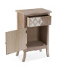 Mesita de Noche Versa Lyra Madera de Paulonia Madera MDF 30 x 70 x 45