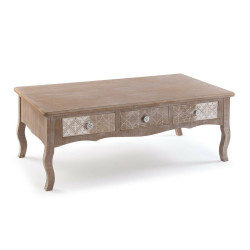 Mesa de Centro Versa Lyra Madera de Paulonia Madera MDF 60 x 41 x 110
