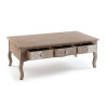 Mesa de Centro Versa Lyra Madera de Paulonia Madera MDF 60 x 41 x 110