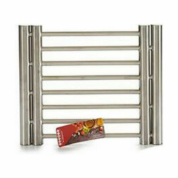 Salvamantel Extensible Plateado Acero Inoxidable 23 x 2 x 20 cm (12 Un