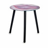 Mesa auxiliar Mármol Negro Rosa Cristal 40 x 41,5 x 40 cm (4 Unidades