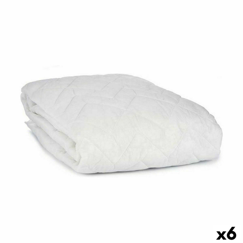 Protector de colchón Blanco 150 x 190 cm (6 Unidades) Protector de colchón Blanco 150 x 190 cm (6 Unidades)